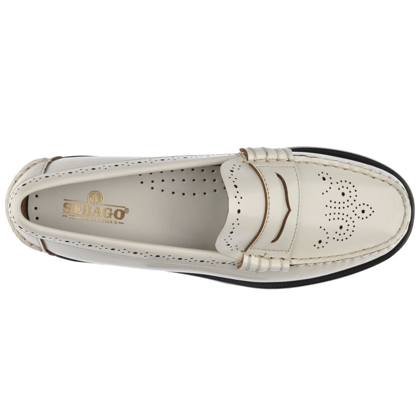 Moc Woman DAN PERF WOMAN Moccasin WHITE Dressed Back (jpg Rgb)		