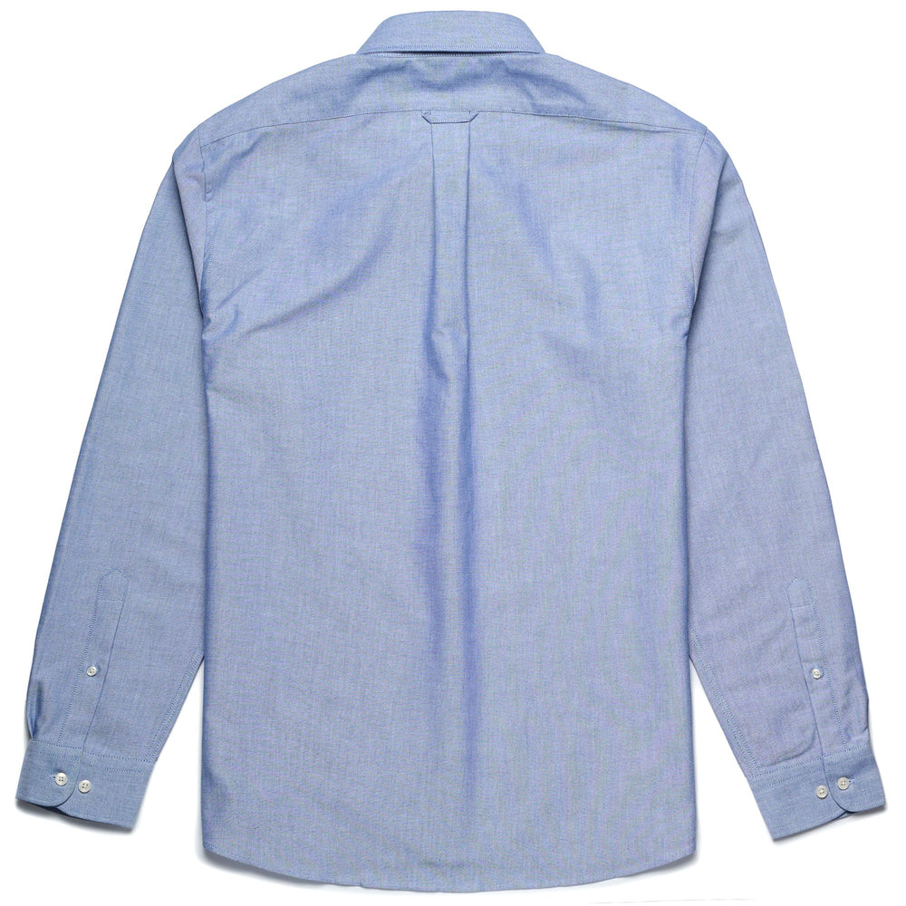 SHIRTS Man WHALEBACK Button  Down BLUE Dressed Front (jpg Rgb)	