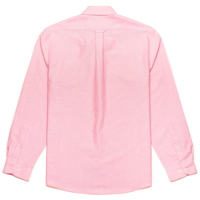 SHIRTS Man WHALEBACK Button  Down PINK SOFT LILLA Dressed Front (jpg Rgb)	