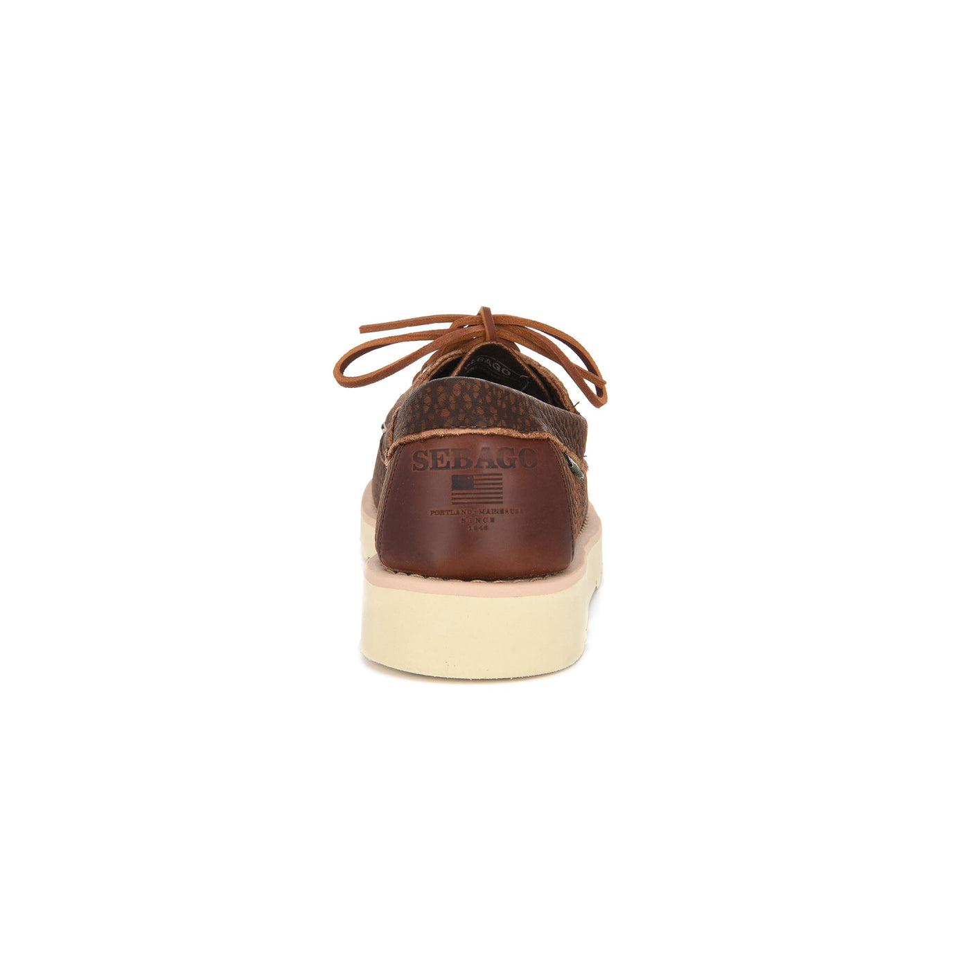 Moc Man ASKOOK TUMBLED CAMPFIELD Low Cut BROWN Detail (jpg Rgb)			