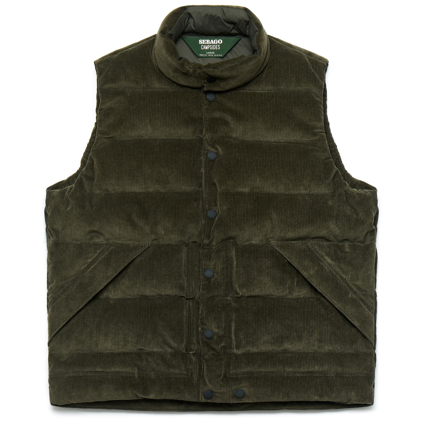 Jackets Man KIBBY Vest GREEN DK MUSK Photo (jpg Rgb)			