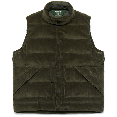 Jackets Man KIBBY Vest GREEN DK MUSK Photo (jpg Rgb)			