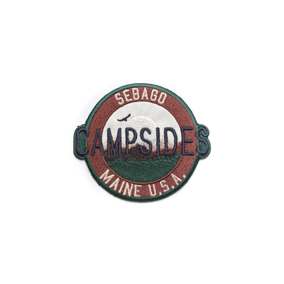 EXTERNAL DECORATION Unisex MAINE USA PATCH OFF WHITE-GREEN-BROWN Photo (jpg Rgb)			
