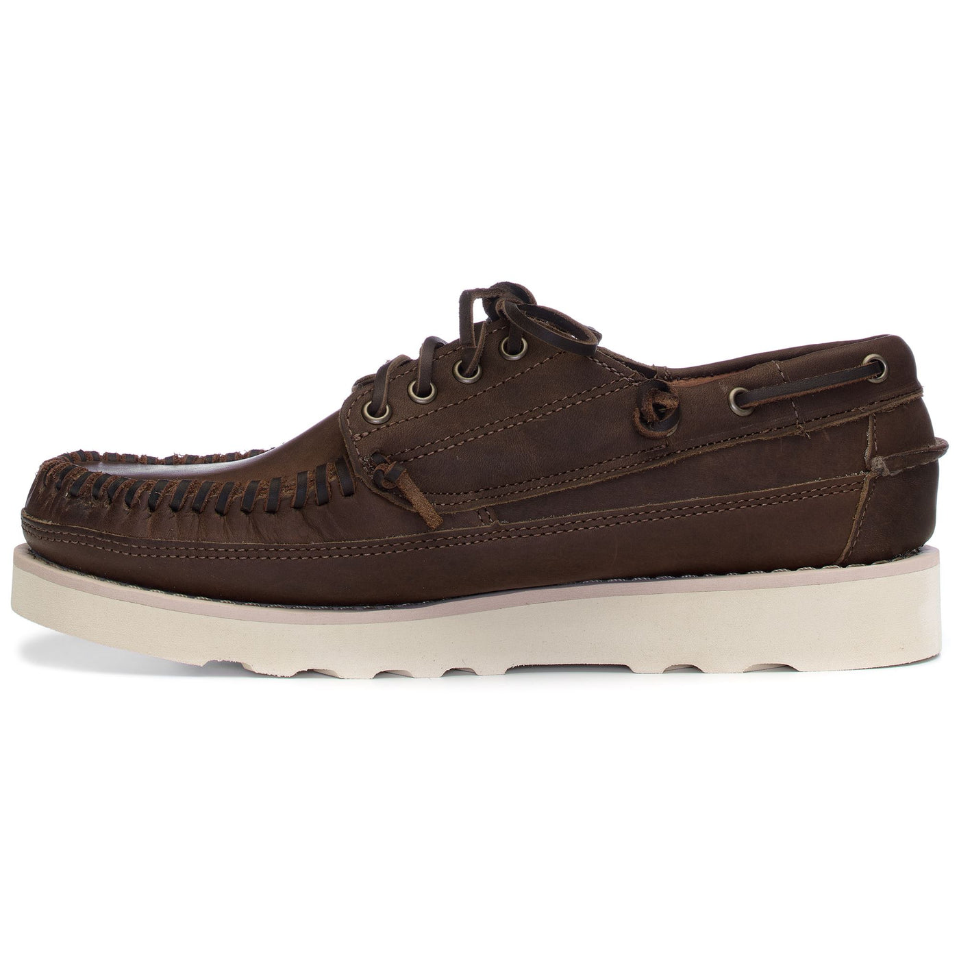 Moc Man SENECA BUDU Low Cut DK BROWN Dressed Side (jpg Rgb)		