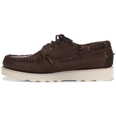 Moc Man SENECA BUDU Low Cut DK BROWN Dressed Side (jpg Rgb)		