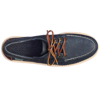 Moc Man ASKOOK TUMBLED EVA Low Cut BLUE NAVY- BROWN Dressed Back (jpg Rgb)		