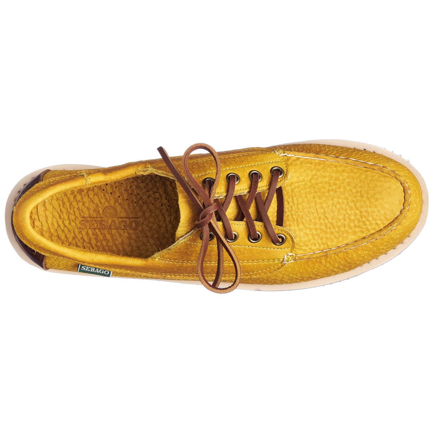 Moc Man ASKOOK TUMBLED EVA Low Cut YELLOW MUSTARD- BROWN Dressed Back (jpg Rgb)		