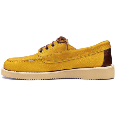 Moc Man ASKOOK TUMBLED EVA Low Cut YELLOW MUSTARD- BROWN Dressed Side (jpg Rgb)		