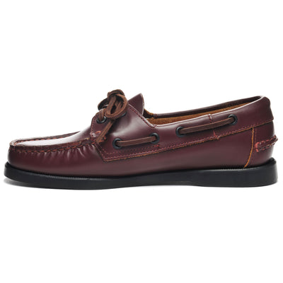 Docksides Woman DOCKSIDES PORTLAND MOC SOFT WOMAN Mocassin GARNET-BLACK | sebago Dressed Side (jpg Rgb)		