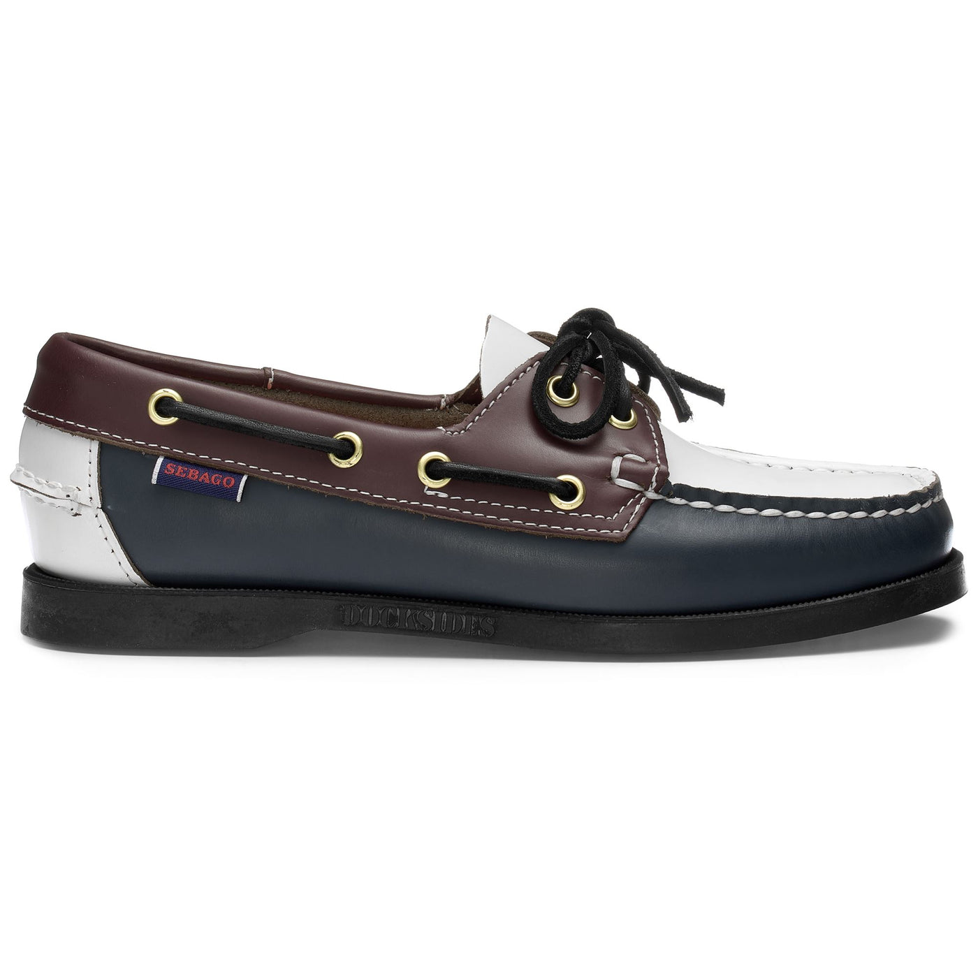 Docksides Woman DOCKSIDES PORTLAND MOC SOFT WOMAN Mocassin ROYAL BLUE- WHITE- GARNET- BLACK Photo (jpg Rgb)			