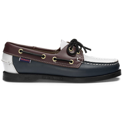 Docksides Woman DOCKSIDES PORTLAND MOC SOFT WOMAN Mocassin ROYAL BLUE- WHITE- GARNET- BLACK Photo (jpg Rgb)			