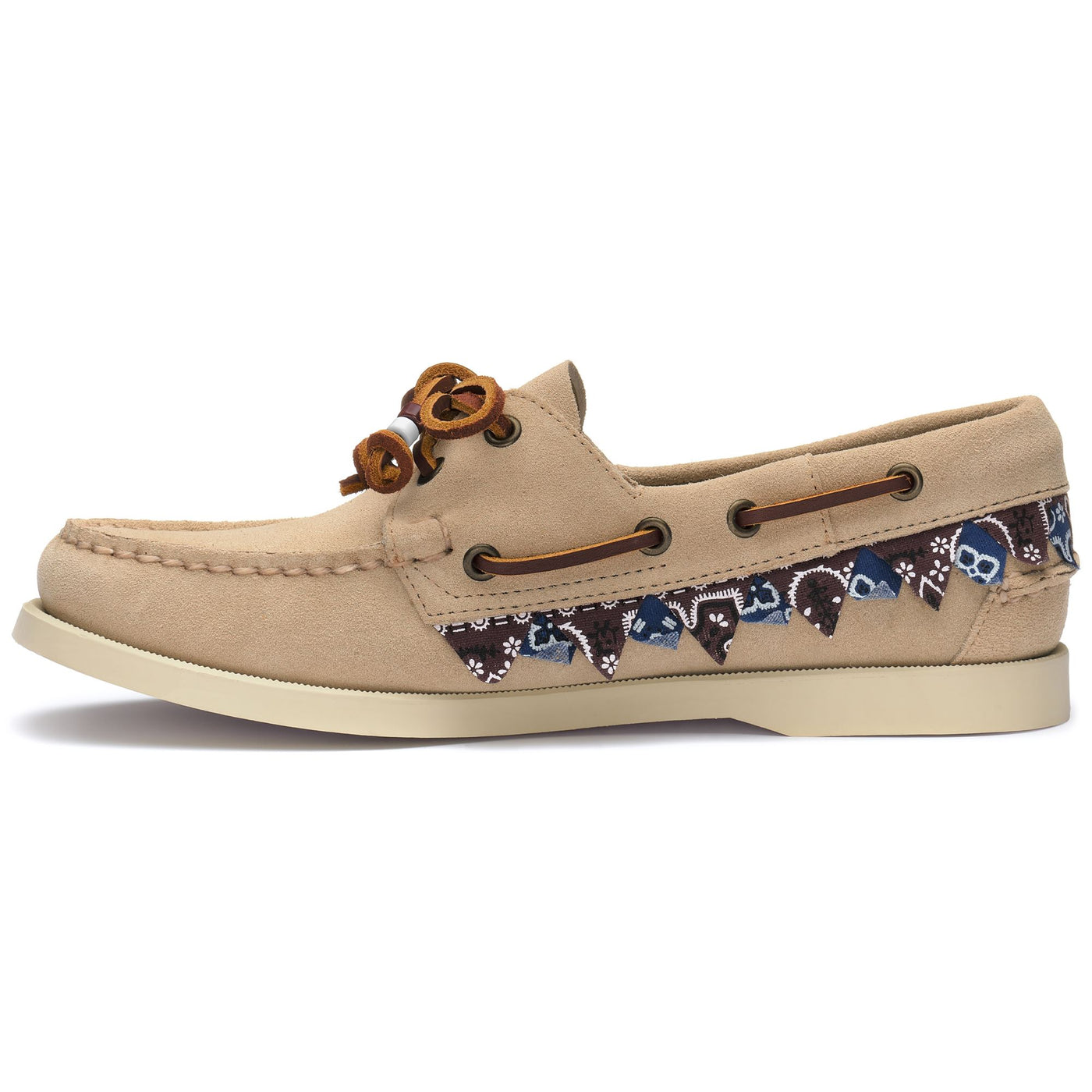 Docksides Woman PORTLAND HANAMI WOMAN Mocassin BEIGE TAFFY Dressed Side (jpg Rgb)		