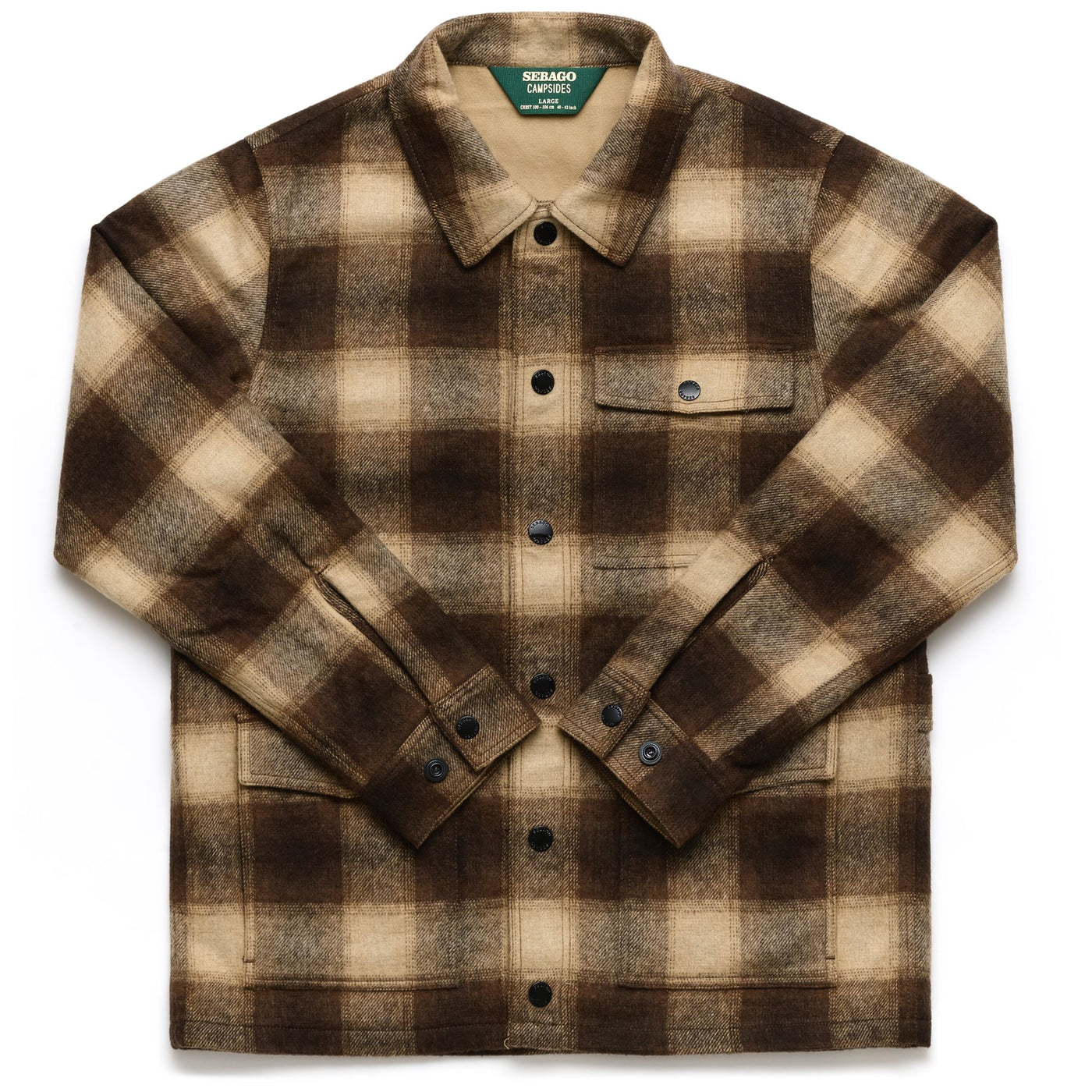 Jackets Man KENNY CHECK Mid BEIGE-BROWN Photo (jpg Rgb)			