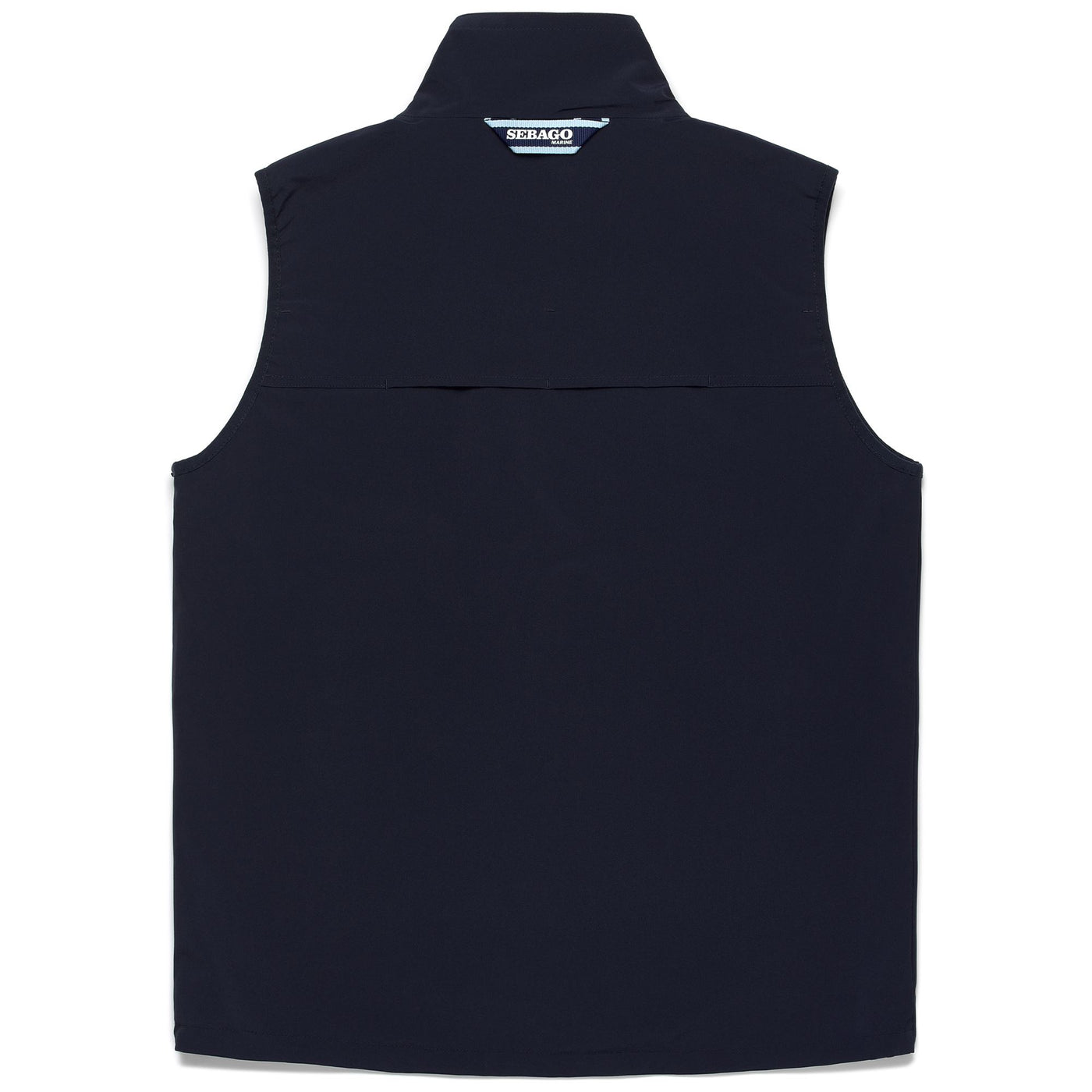 Jackets Unisex CREW VEST Vest BLUE MARINE Dressed Front (jpg Rgb)	