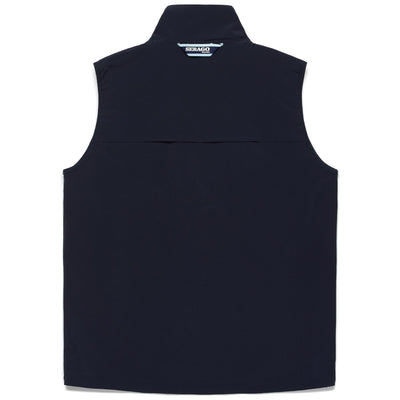 Jackets Unisex CREW VEST Vest BLUE MARINE Dressed Front (jpg Rgb)	