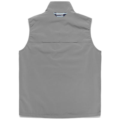 Jackets Unisex CREW VEST Vest GREY Dressed Front (jpg Rgb)	