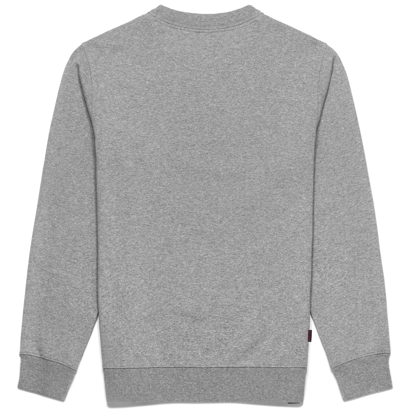 Fleece Man BOOTHBAY Jumper GREY MELANGE-BLUE-WHITE Dressed Front (jpg Rgb)	