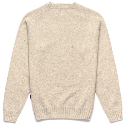 Knitwear Unisex GILEAD Jumper BEIGE FROZEN Dressed Front (jpg Rgb)	
