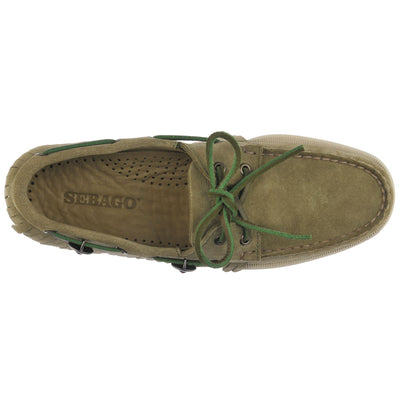 Docksides Man PORTLAND FRINGES Mocassin GREEN MILITARY Dressed Back (jpg Rgb)		