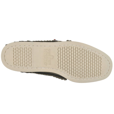 Docksides Man PORTLAND FRINGES Mocassin GREEN MILITARY Dressed Front (jpg Rgb)	