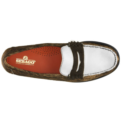 Moc Man DAN RAW Moccasin DK BROWN-WHITE-BLACK Dressed Back (jpg Rgb)		