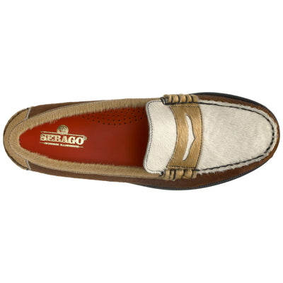 Moc Man DAN RAW Moccasin WHITE-BEIGE CAMEL-BROWN COGNAC Dressed Back (jpg Rgb)		