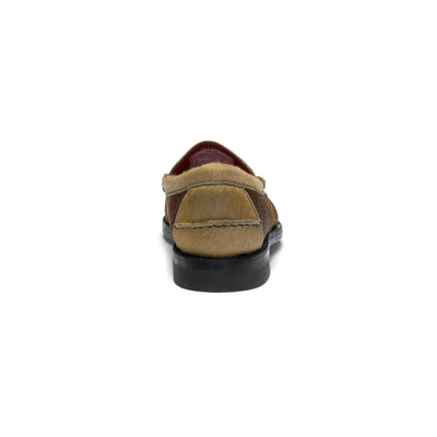 Moc Man DAN RAW Moccasin WHITE-BEIGE CAMEL-BROWN COGNAC Detail (jpg Rgb)			