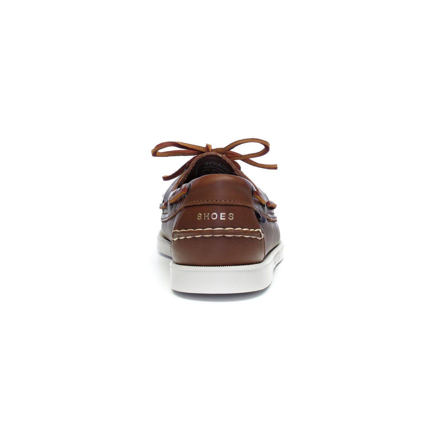 Docksides Man DOCKSIDES PORTLAND TAG Mocassin BROWN- GOLD BOAT SHOES Detail (jpg Rgb)			