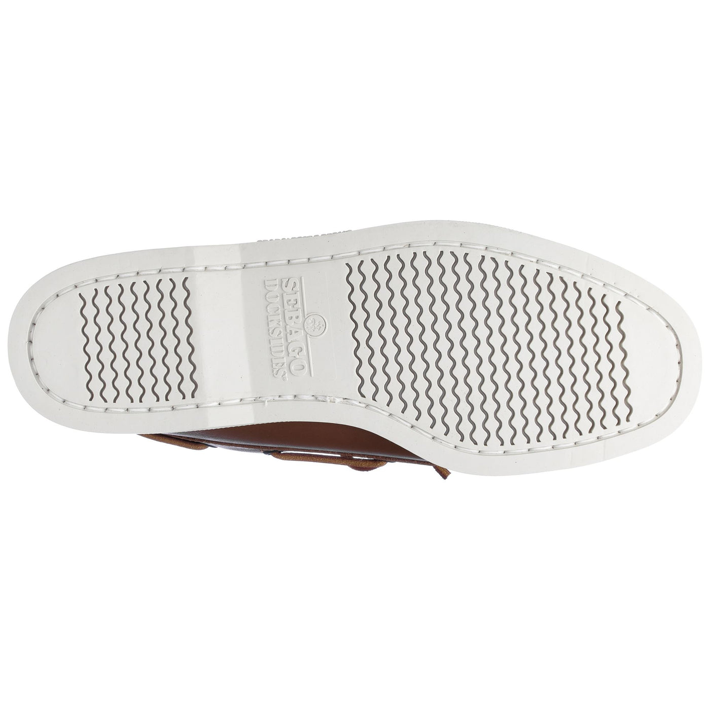 Docksides Man DOCKSIDES PORTLAND TAG Mocassin BROWN- GOLD BOAT SHOES Dressed Front (jpg Rgb)	