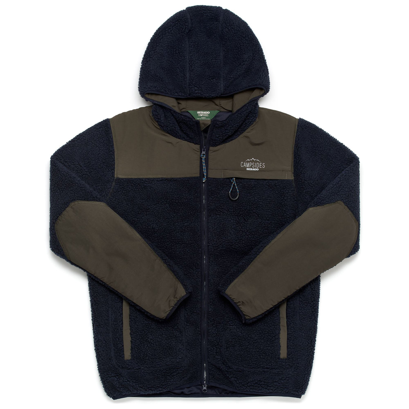 Fleece Man AUBURN Jumper BLUE-GREEN Photo (jpg Rgb)			