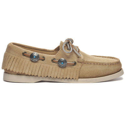 Docksides Woman PORTLAND FRINGES WOMAN Mocassin BEIGE CAMEL Photo (jpg Rgb)			