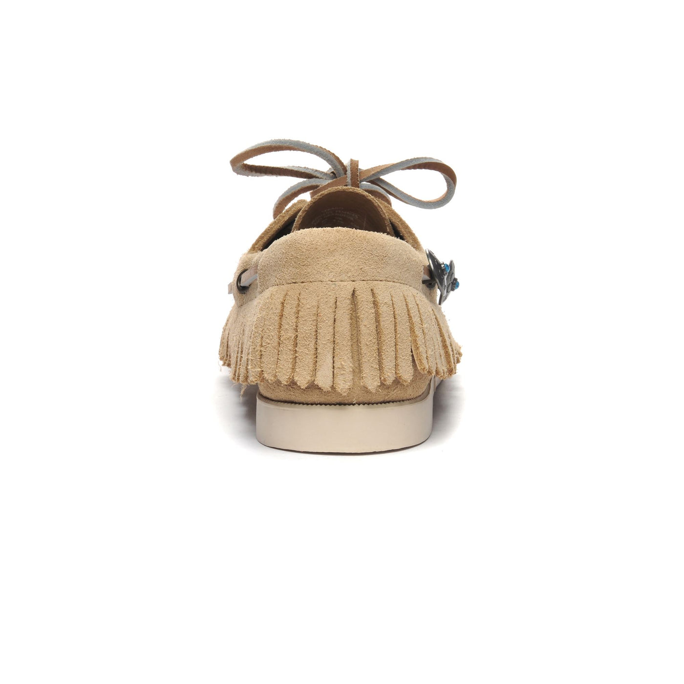 Docksides Woman PORTLAND FRINGES WOMAN Mocassin BEIGE CAMEL Detail (jpg Rgb)			