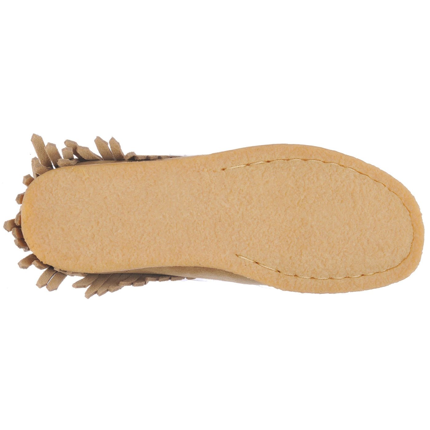 Moc Woman KOALA FRINGES WOMAN Low Cut BEIGE CAMEL Dressed Front (jpg Rgb)	