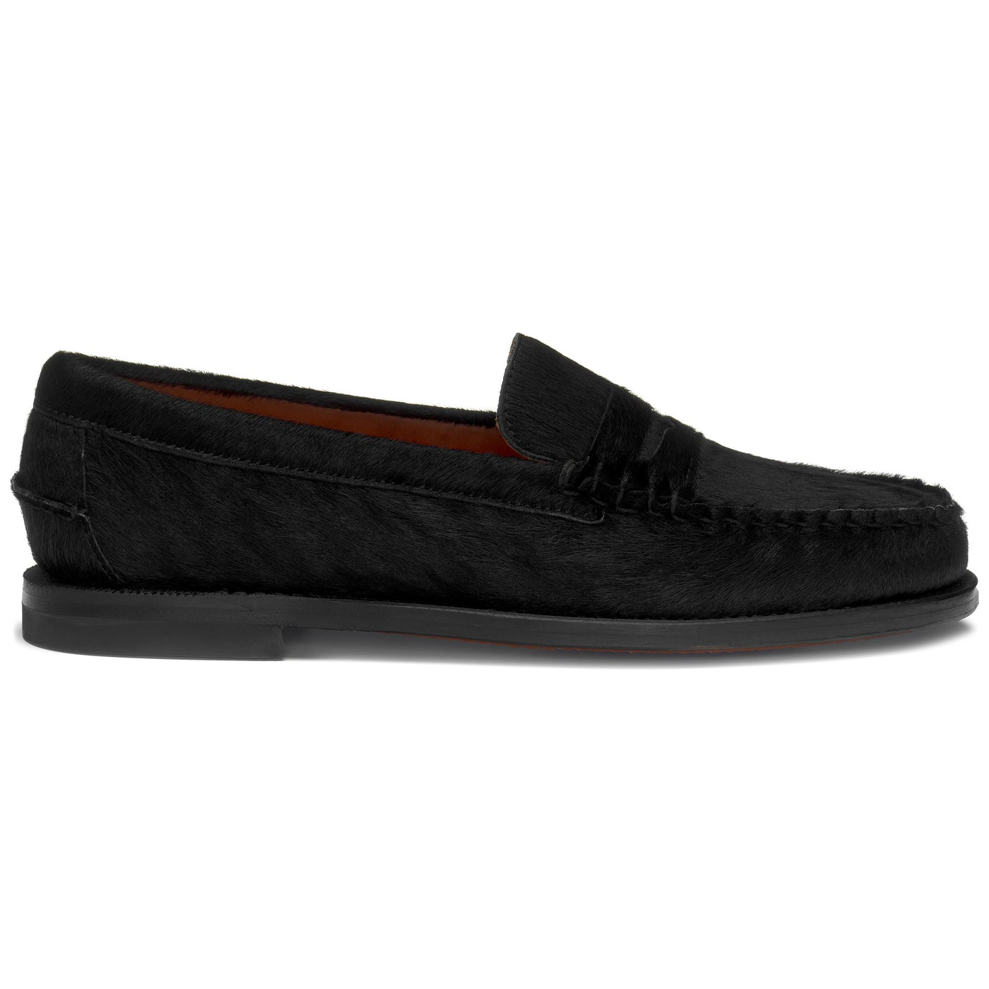Moc Woman DAN SHAGGY WOMAN Moccasin BLACK Photo (jpg Rgb)			