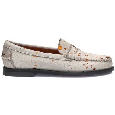 Moc Woman DAN SHAGGY WOMAN Moccasin WHITE-ORANGE OUTSIDERS Photo (jpg Rgb)			