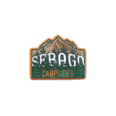 EXTERNAL DECORATION Unisex SEBAGO MONTAINS PATCH BEIGE-GREEN-ORANGE Photo (jpg Rgb)			