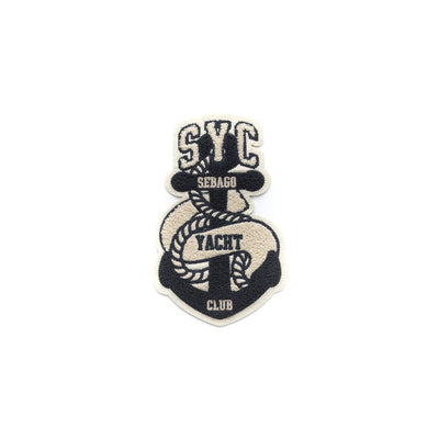 EXTERNAL DECORATION Unisex SYC ANCHOR PATCH OFF WHITE- BLUE MARINE Photo (jpg Rgb)			