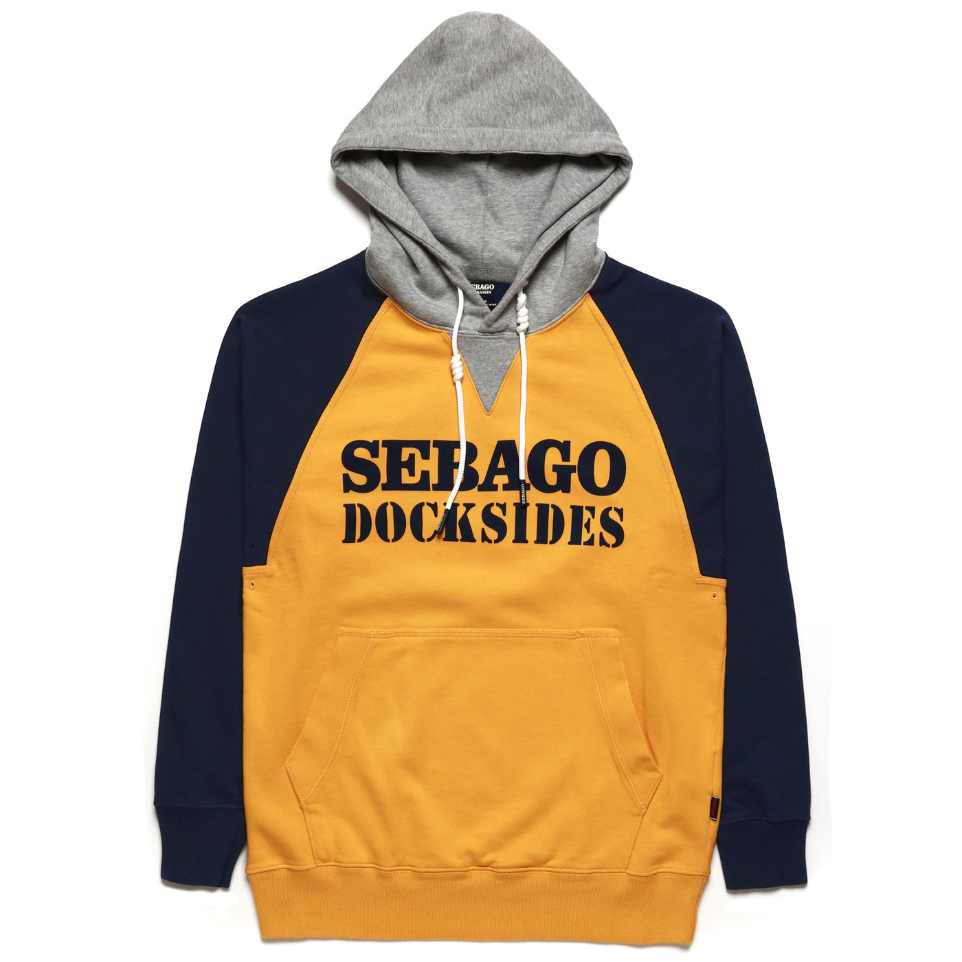 Fleece Man BOWLINE LT. SEBAGO DOCKSIDES Jumper Yellow-Blue-Grey Mel | Sebago Photo (jpg Rgb)			