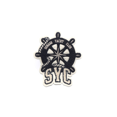 EXTERNAL DECORATION Unisex SYC HELM PATCH OFF WHITE- BLUE MARINE Photo (jpg Rgb)			