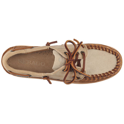 Moc Woman CAYUGA WOMAN Moccasin CAMEL-PAPYRUS-COGNAC Dressed Back (jpg Rgb)		