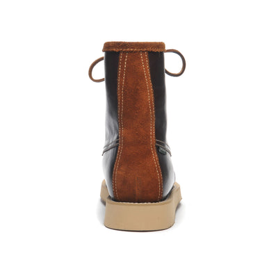 Moc Man KIOWA Mid Cut DK BROWN-COGNAC Detail (jpg Rgb)			