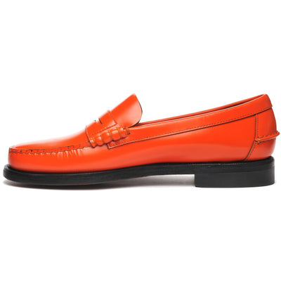 Moc Man DAN OUTSIDES Moccasin ORANGE OUTSIDERS Dressed Side (jpg Rgb)		