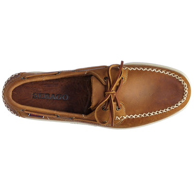 Docksides Man PORTLAND CAPE TOWN Mocassin BROWN Dressed Back (jpg Rgb)		