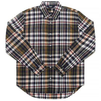 SHIRTS Man GARDINER Button  Down FANCY WHITE-RED-BLUE Photo (jpg Rgb)			