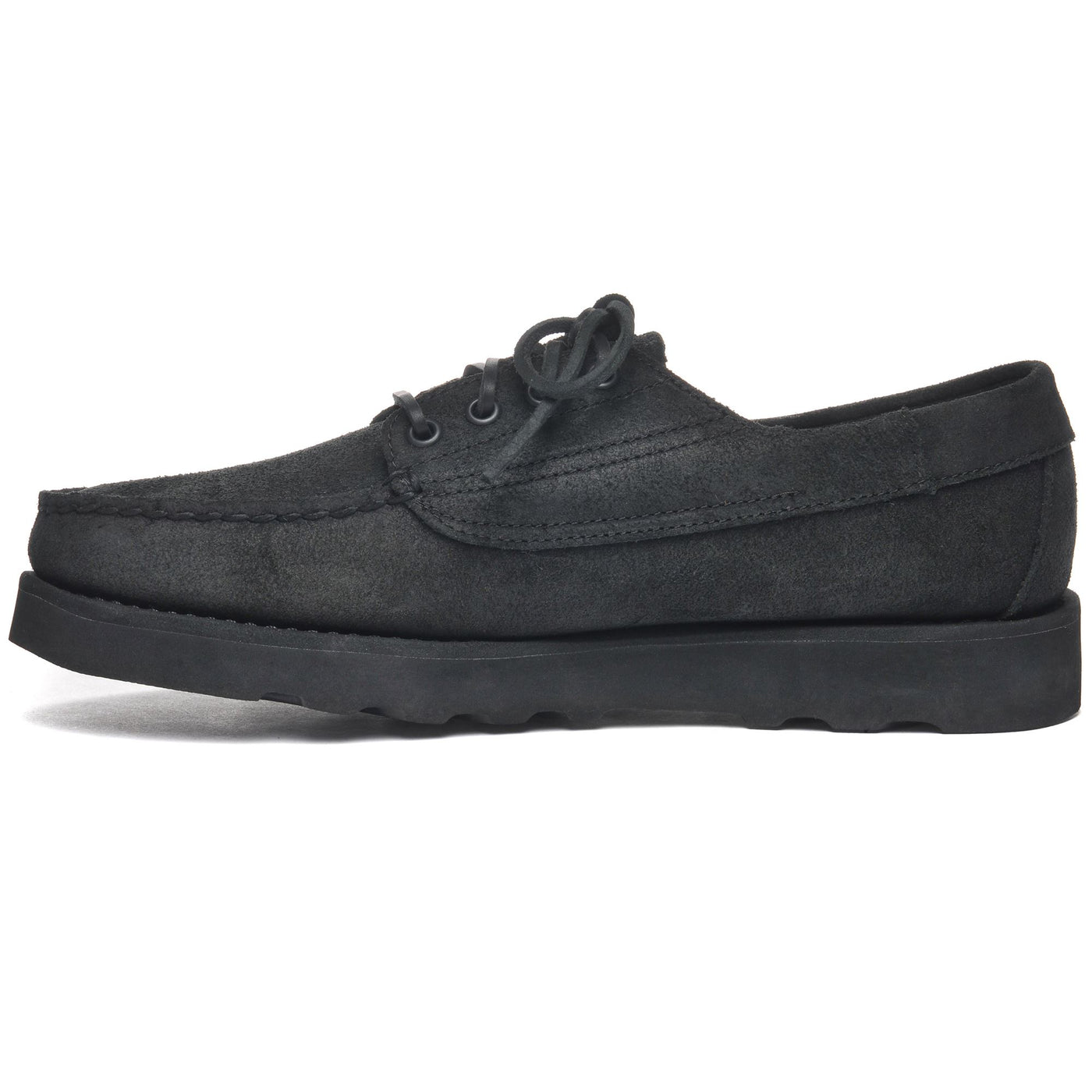 Moc Man ASKOOKFIELD WAXY SUEDE TOTAL BLACK Moccasin TOTAL BLACK Dressed Side (jpg Rgb)		