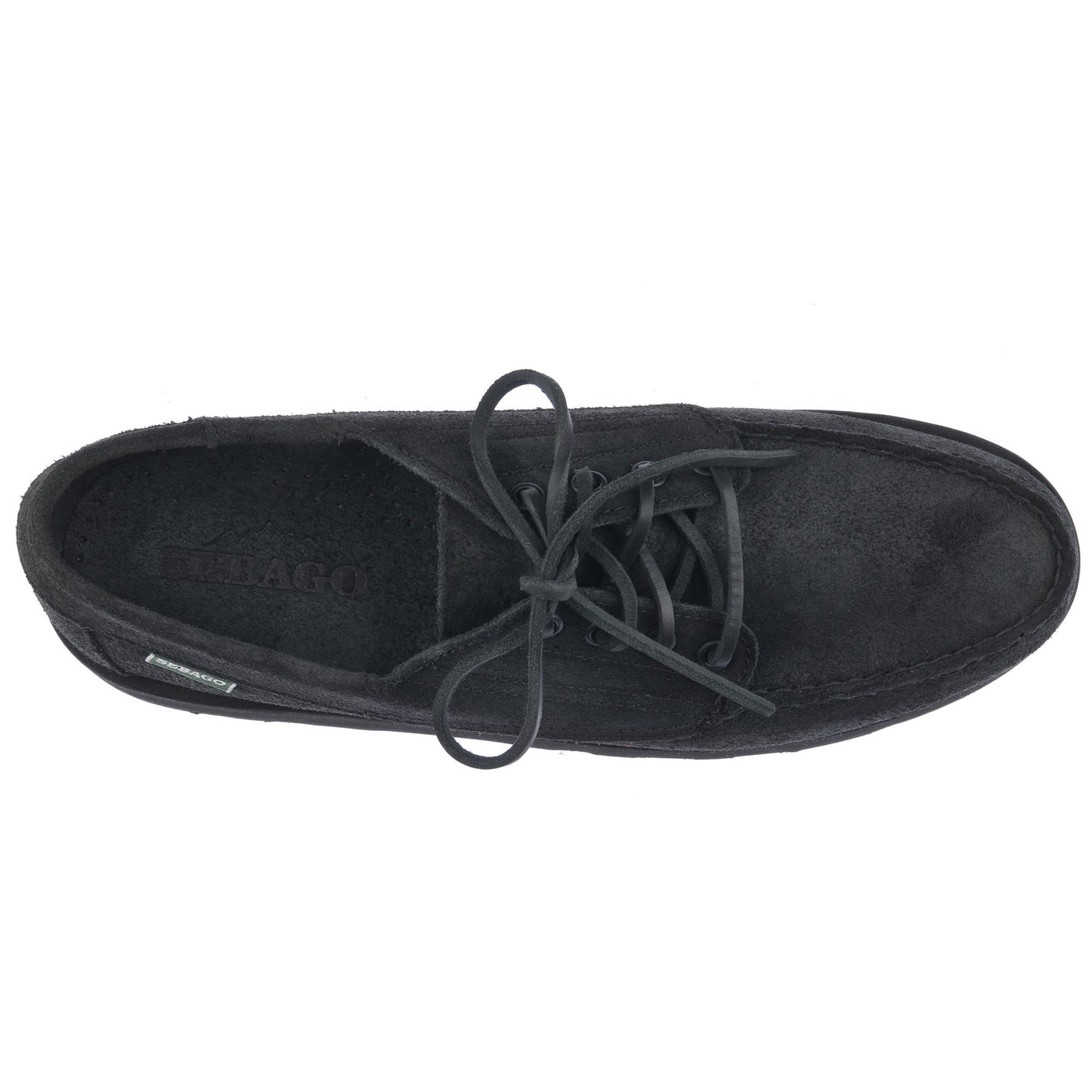 Moc Man ASKOOKFIELD WAXY SUEDE TOTAL BLACK Moccasin TOTAL BLACK Dressed Back (jpg Rgb)		