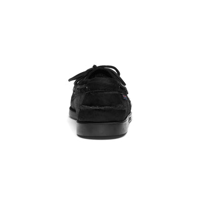 Docksides Man DOCKSIDES PORTLAND WILD Mocassin TOTAL BLACK Detail (jpg Rgb)			