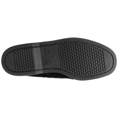 Docksides Man DOCKSIDES PORTLAND WILD Mocassin TOTAL BLACK Dressed Front (jpg Rgb)	