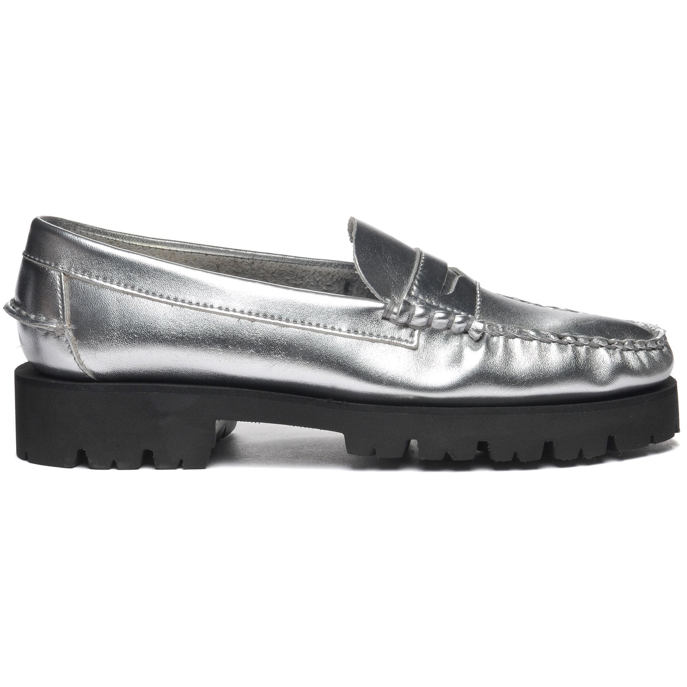 Moc Woman DAN MET LUG WOMAN Moccasin SILVER Photo (jpg Rgb)			