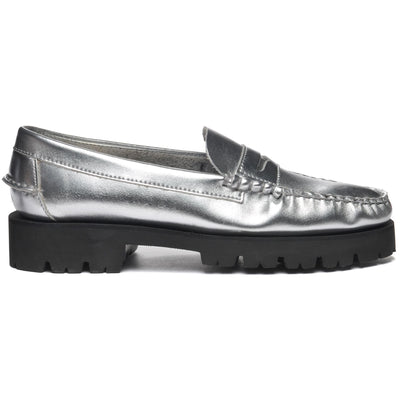 Moc Woman DAN MET LUG WOMAN Moccasin SILVER Photo (jpg Rgb)			